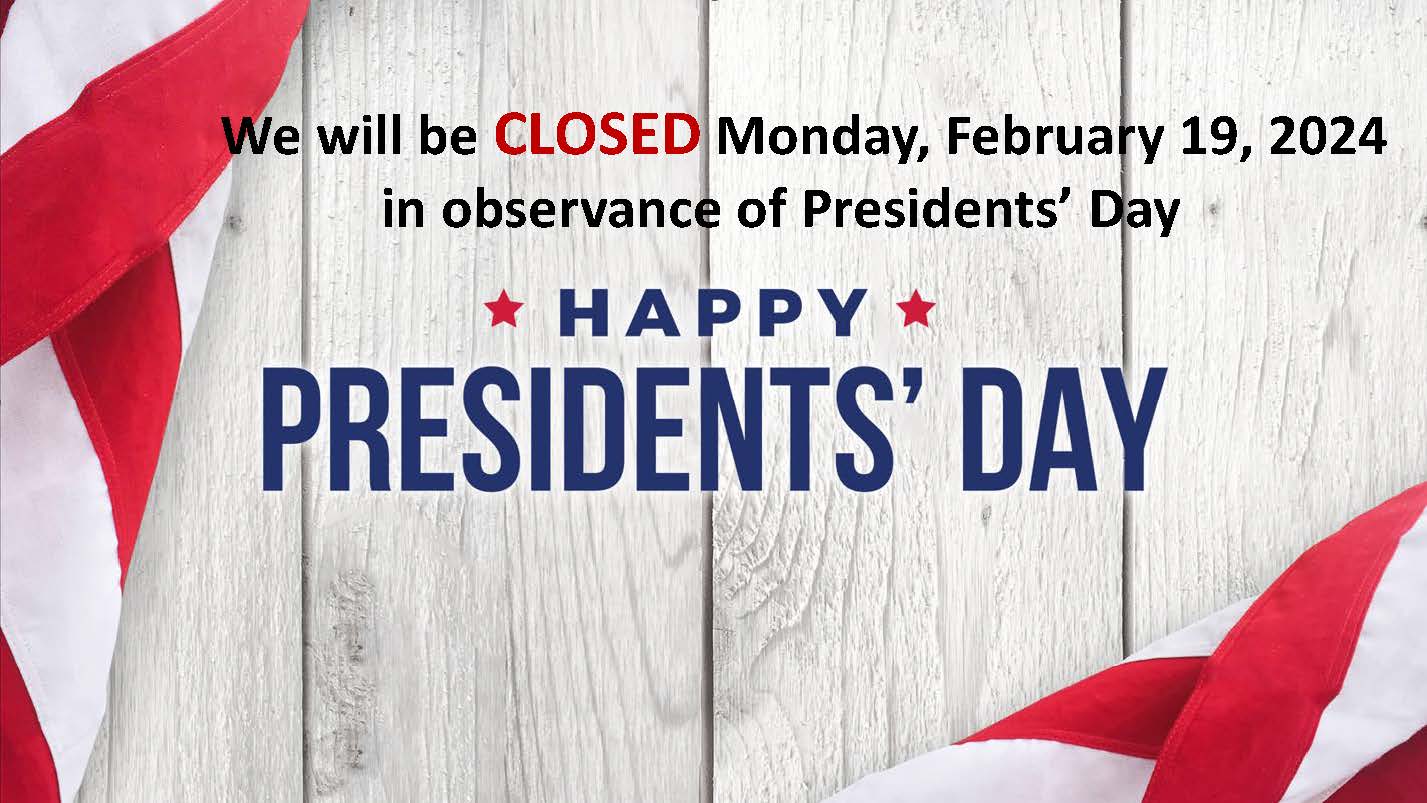 Presidents' Day 2024 Promiseone Bank